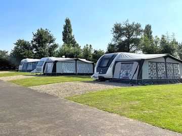 Fully serviced, all-weather touring pitches available