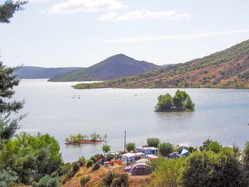 Pitches by the lake
